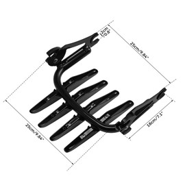 XMT-MOTO New Detachable Stealth Luggage Rack Fit for Harley Davidson Touring Model 2009-2018