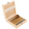 13Pcs 1/4in Hex Shank High Carbon Steel Flat Drill Bit