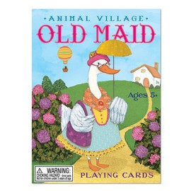 eeBoo Animal Old Maid Playing Card Game for Kids