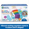 Learning Resources Rainbow Sorting Set Classroom Edition, 144 Pieces, Ages
