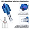 KEWAYO 6 PCS Countersink Drill Bit Set, 1/4" Hex Shank