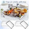 Baderke 9" Chilled Serving Tray for Parties with Compartments Ice