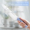 Astercook Kitchen Knife Set with Block and Sharpener 15 Piece