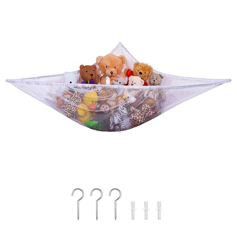 RMTL Toy Hammock Toys Holder Net Corner Large Toy Storage