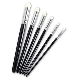 Miniature Painting Drybrush Set,6 Size Masterclass Dry Brush Miniature Painting Set, Model Paint Brushes for Warhammer 40k, Citadel, DND Miniatures