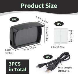 Digital GPS Speedometer HUD with LED Display for Cars, Trucks, Motorcycles – Large Font MPH Head-Up Display, Plug & Play USB Connection, Accurate Speed Tracking for Vehicles, Universal Fit (MPH)