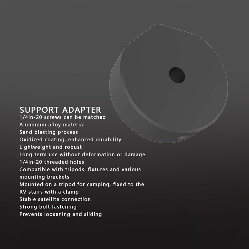 Mounting Kit for Starlink Mini, 360 Degree Rotating Starlink Mount