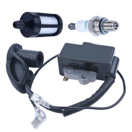 AUMEL Ignition Coil for Stihl BR600 BR550 BR500 BR700 Leaf Blower with Petrol Filter Spark Plug 42824001310