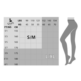 Gi&Gi Ladies Sheer Tights - High Waisted Tights Reinforced with Invisible Feet 20 Denier N 1493, black