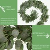 Cekene 2 Pcs 6.5 Ft Artificial Eucalyptus Garland with Willow