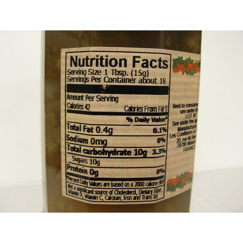 Apple Pear Walnut Jam Andresy All natural French jam pure