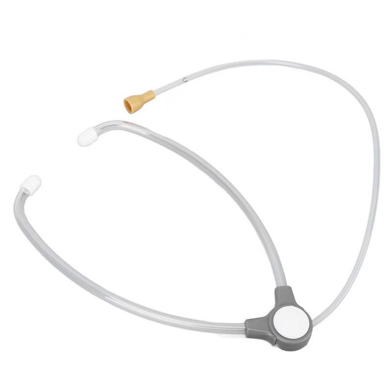 Transparent Listening Aid Stethoscope with Damping Home Double Head Sound