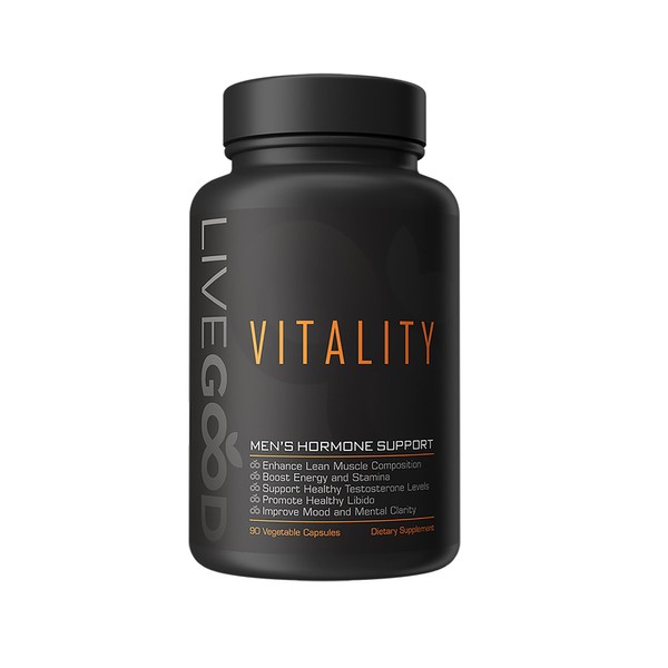 LIVEGOOD™ Vitality - Plant Based Ingredients, Zinc, Niacin, Non-GMO, Supports