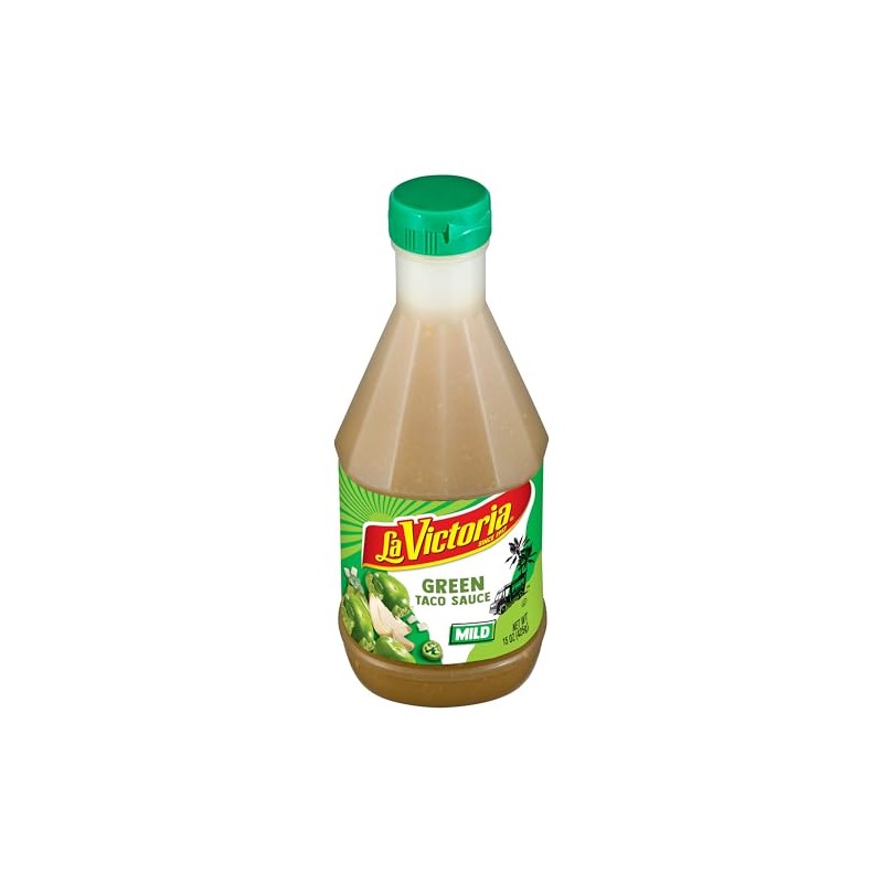 La Victoria Green Taco Sauce, Mild, 15 oz