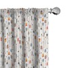 Lunarable Flechas Cortina de Microfibra, Pintoresco, Window Treatments 2 Panel