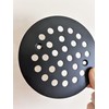xumy Shower Drain Cover Round Matte Black Drain Strainer Screw