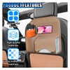 KITUREK Multifunctional Car Back Seat Organizer with Cup Holder, Tissue
