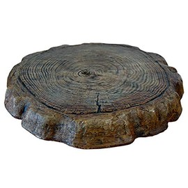 Athens Large Log Stepping Stone, Espresso