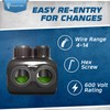 OHLECTRIC Insulated Wire Connector 2 Port Single Side Entry for