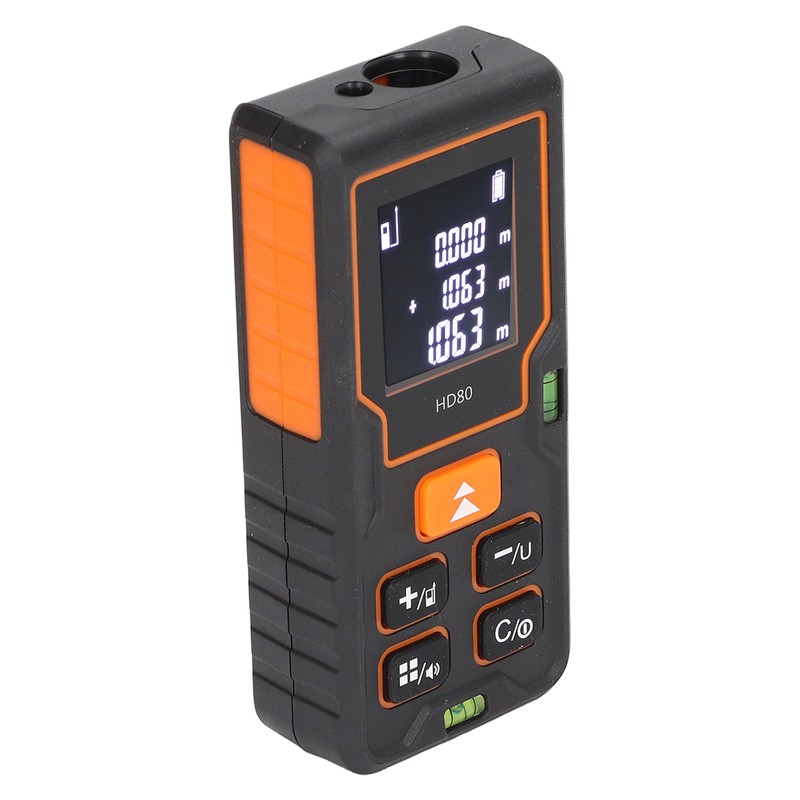 Laser Distance Meter Infrared Backlit LCD Tape Measure Distance Area