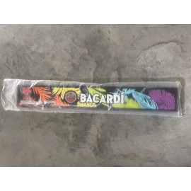 Bacardi Rare Multicolor Tropical Bacardi Bar Mat 22.5"x3.25" Qty:1