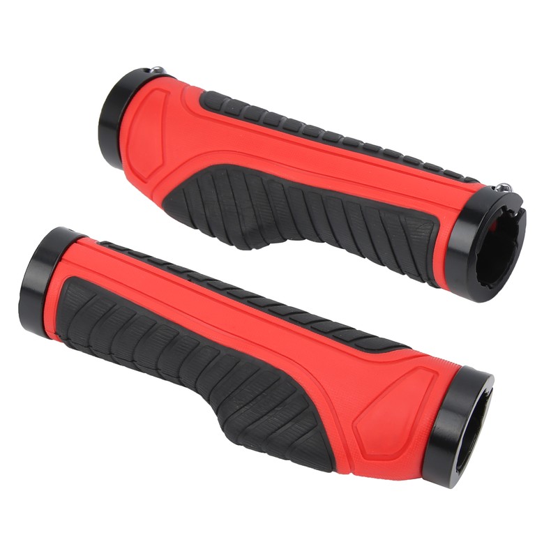 Mountain Bike Soft Handlebar Grips Bicycle Double Lock AntiSlip Rubber