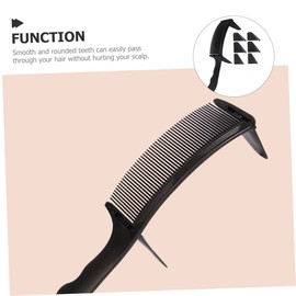 Baluue 3sets Curved Hair Cutting Comb for Men Professional Styling Tool Sturdy Teeth for Precise Haircuts Barber Comb for Home and Salon Use