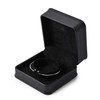 Oirlv PU Leather Bracelet Box Black Bangle Organiser Box Bangle