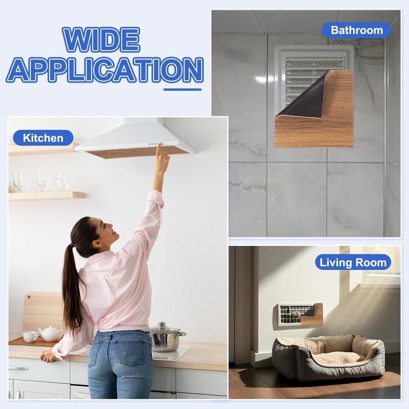 PATIKIL Square Magnetic Vent Covers 14x14 Inch, Floor Air Vent