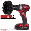 Drillstuff Black-Ultra Stiff Drill Brush For Stone Cleaning,Paint Striping, and