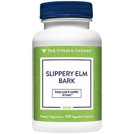 Slippery Elm Bark a Helps Coat & Soothe The GI Tract (100 Vegetable Capsules)