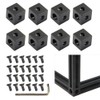 Yeebyee 2020 Aluminum Cube Corner Bracket with M5x14mm Screws for