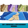 Lizzy 2Pcs Leaf Bath Mat Set | Non-slip Bathroom Mats