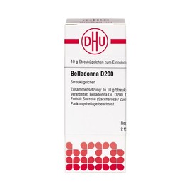Belladonna D200 DHU Globules, 10 g Globules