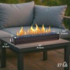 36-inch Table Top Propane Fire Pit, 30,000 BTU Tabletop Firepit