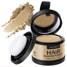 Scattered Hair Medium Blonde, 4 g Roots Powder, Hair Thickening Hair Concealer for Hair Thickening for Women and Men, Wind and Waterproof for Concealing Roots (Medium Blonde)