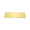 QWORK® H62 Corrosion Resistant Brass Sheet (0.5 mm, 100 mm