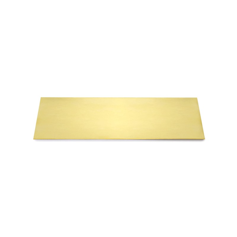 QWORK® H62 Corrosion Resistant Brass Sheet (0.5 mm, 100 mm