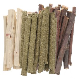 VILLFUL 3 Sets Rabbit Chew Guinea Pig Chew for Teeth for Hamsters Rat Hamster Accessories Guinea Pig Enrichment Hamster Enrichment Bamboo Sticks for Rabbits