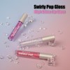 City Color Swirly Pop Glitter Lip Oil Shimmery Glass Lips