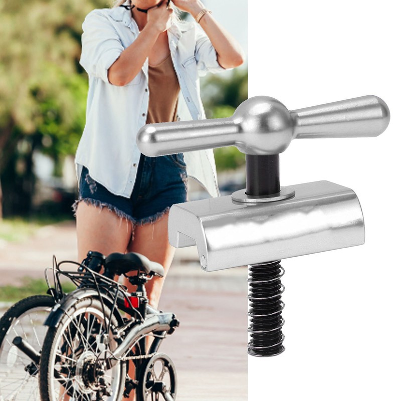 Aluminum Alloy Folding Bicycle Faucet Handlebar Handle Foldable C Buckle