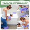 Baby Bath Kneeler and Elbow Rest Pad Set,Soft and Comfortable
