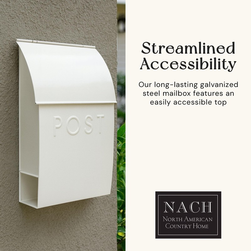 NACH Mailboxes for Outside Wall Mount, 15 x 10 x