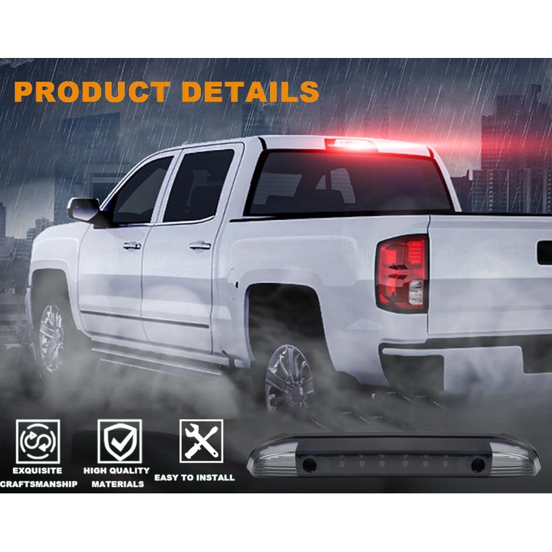 G-PLUS Third 3rd Brake Cargo Light Assembly Compatible with 2001-2004