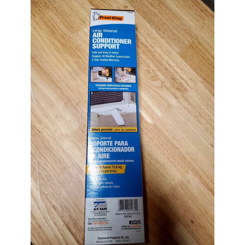 Frost King ACB160 Large Universal Air Conditioner Support Bracket up