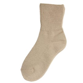Kowa Seisakusho TacaoF) Warm Socks, Women's, Non-Slip, 8.7 - 9.4 inches (22 - 24 cm), UK03N Beige