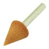 SK11 Whetstone with Shaft for Ironworking, 0.7 x 1.0 inches