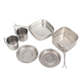 BIUDECO 1set Outdoor Cookware Set Camping Cook Gear Kit for Hiking Portable Picnic Cooking Essentials Easy to Cooking Practical for Outdoor Use