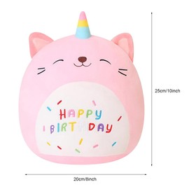 DASIAUTOEM Christmas Plush Toy, Cuddly Toy Cartoon Stuffed Toy, Soft Plush Sleeping Pillow, Plush Toy Sofa Cushion Cushion for Children, Boys, Girls, Adults, Christmas Gifts