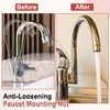 sourcing map Faucet Mounting Nut, Hot and Cold Faucet Lock